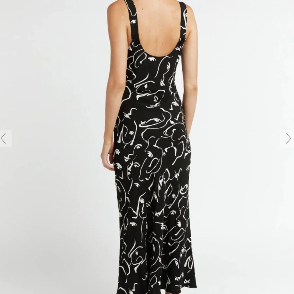 DISSH Black and White Midi Dress - Picture 2 of 6